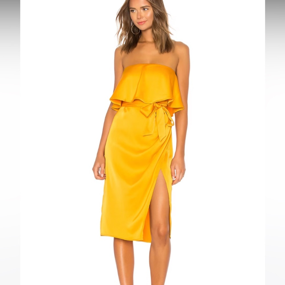 Lovers and Friends Violet Midi in Marigold  Sz S